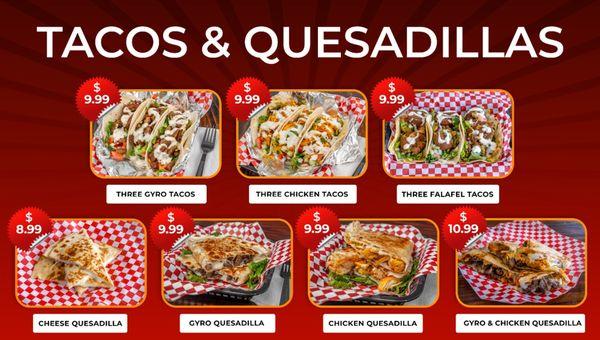 Tacos and Quesadillas