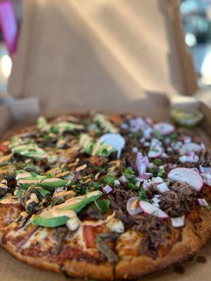 Pizzeria El Jefe Mexican Pizza Revolution