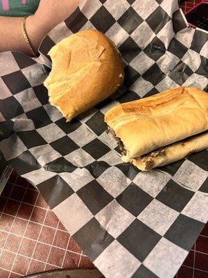 Steak and Cheese sandwich