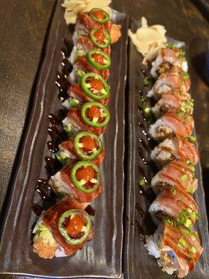 Firehouse Roll and Dancing Spider Roll