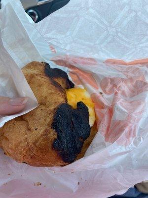 Burnt my croissant!