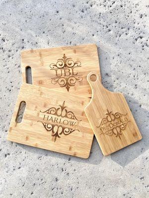 Personalized chopping boards