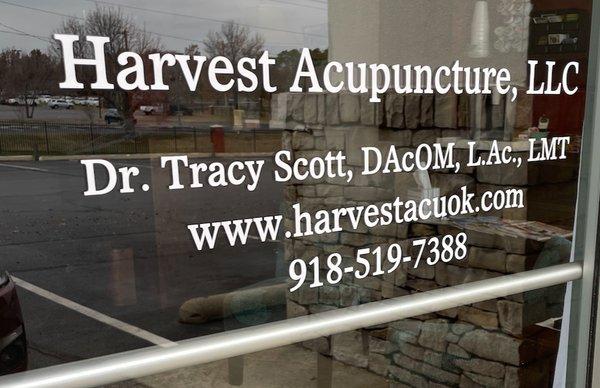 Harvest Acupuncture Front door - All are Welcome!