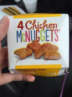 Never eat here but I had to give in! Nothing beats McD's chicken nuggs