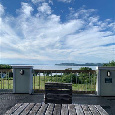 View from breakfast balcony