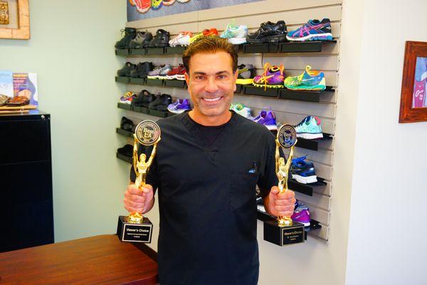 Dr. Tony Avakian 2010 and 2011 Winner Best Podaitrist by Best of LA SoCal!