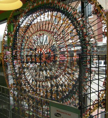 Come see our 6' working K'NEX Ferris Wheel!