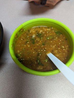 Salsa condiment - hot!