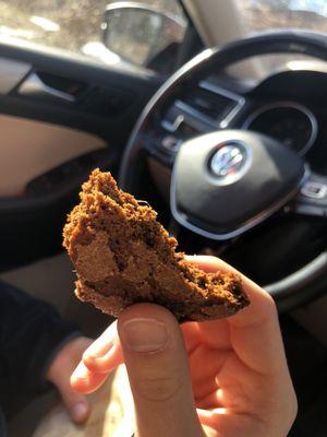 Ginger molasses cookie