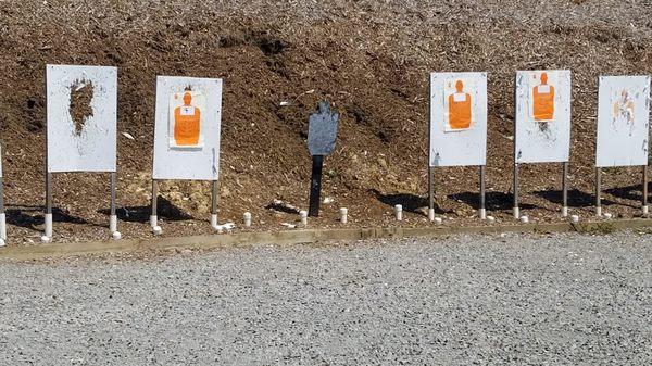 Steel and Paper Target Pits