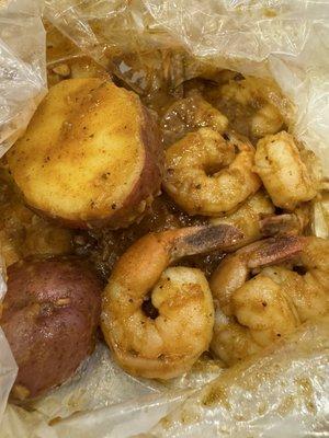 Shrimp and potato's