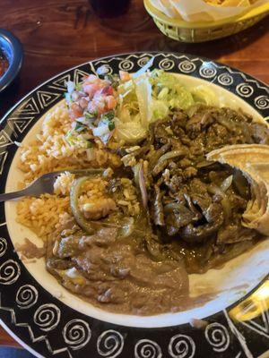 Chile verde plate