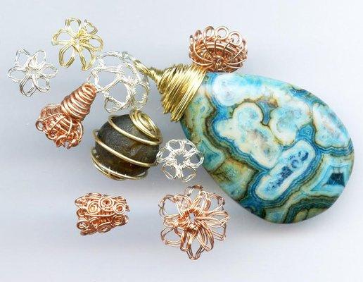 Classes in wire-wrapping from special guest teacher Melody MacDuffee