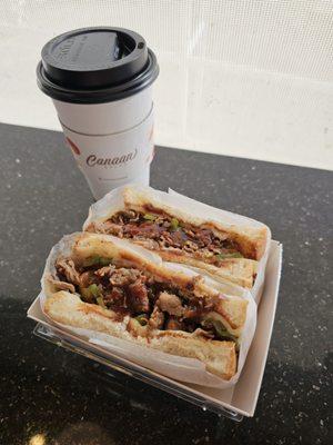 Bulgogi Cheese Toast & White Mocha Latte (M)