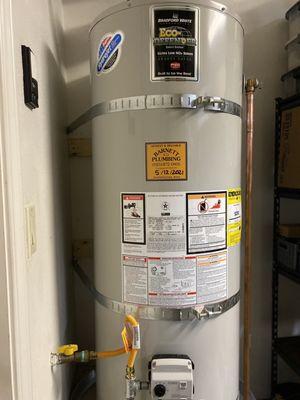 Newly Installed Water Heater