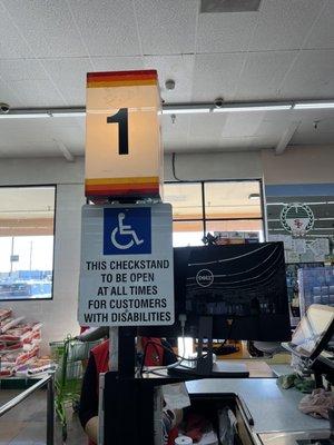 Inside SF Supermarket, Normandy Village Center, Stockton, CA.