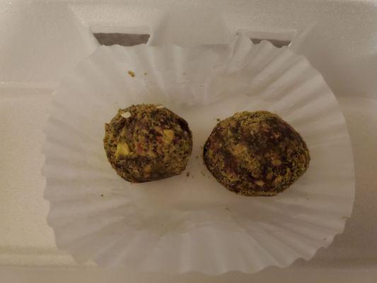 Pistachio Date balls