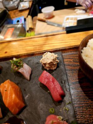 DIY Temaki/handroll platter. Very much worth it at $53. Crab/tuna.