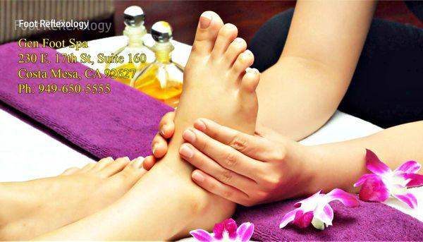 Gen Foot Spa Costa Mesa Foot Reflexology Massage Spa