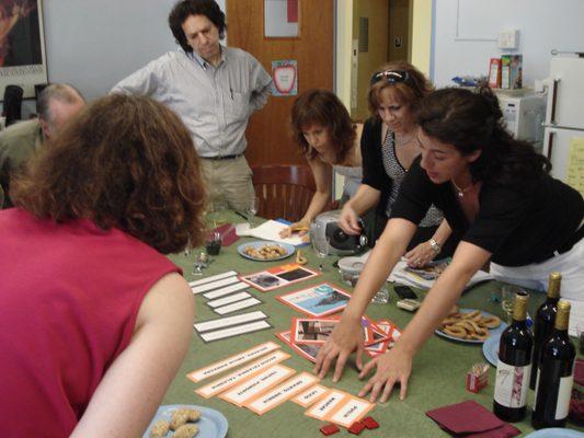 Gimcana Italiana (group activity through game strategy).