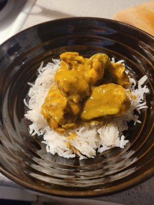 Curry chicken I took to go