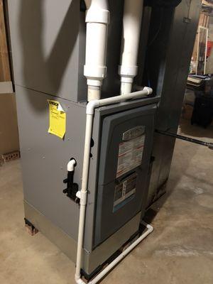 97% Efficient Armstrong Furnace with 2 Stage 4 Ton AC. Clean & Tight professional installation!