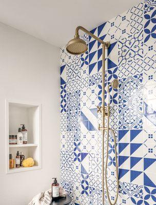 Maiolica - Mixture of Graphic tiles- Each Pattern is sold individually