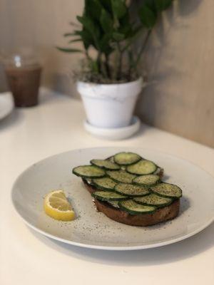 English Cucumber Toast