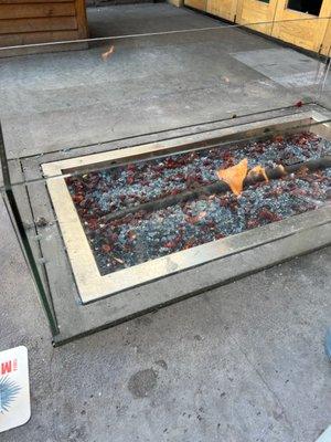 Outside fire pits