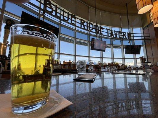 Bar at Asheville airport.