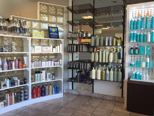 Full range of products including Moroccan Oil, Nexxus, Design Essentials, and more!! All at a lower price then other salons.