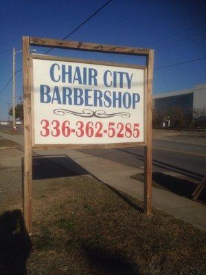 Sign at 200 E Main St Thomasville, NC