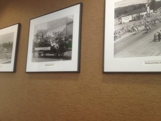 Old Redmond Pictures in the Waiting Area.