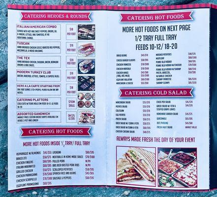 5/29/24 Take out menu