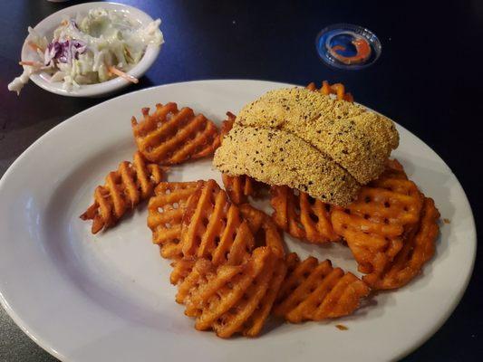 Lunch catfish, all one of them