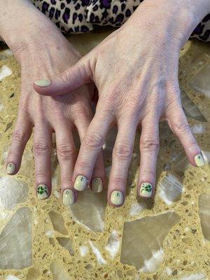 St Patrick's Day nail!