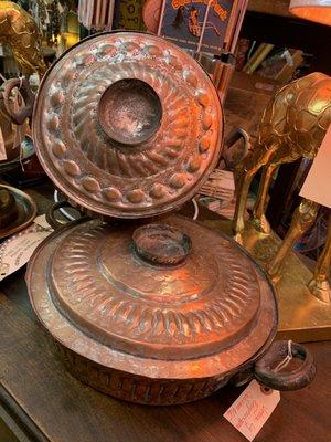 Copper pans from Egypt