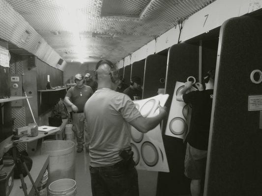 47 Hour Armed Guard Training at Master Class indoor gun range in Monroe, NY.