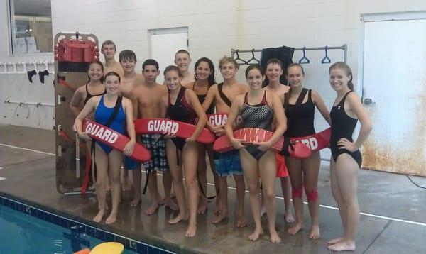 Life Guard class is very popular in the spring