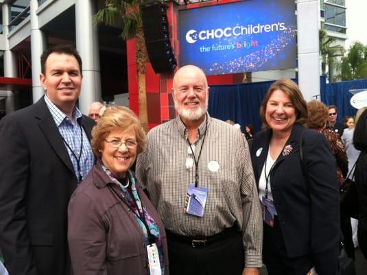 At CHOC with Mayor of Orange, Tita Smith, my Uncle Ken (very first patient of CHOC) and former Orange Mayor, Carolyn Cavecche