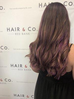 Lavender balayage  by Michele