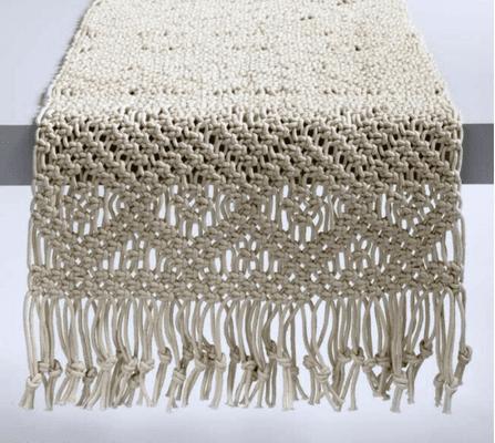 Unique table runners to showcase your dinner tables and centerpieces