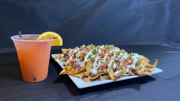 Nachos and Rum Punch!