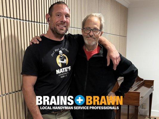 Nate and Peter, Founders of Brains+Brawn