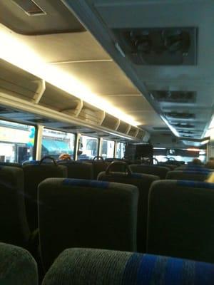 Inside the bus