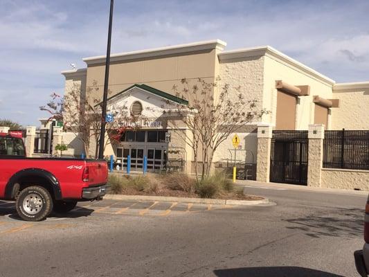 Garden center entrance