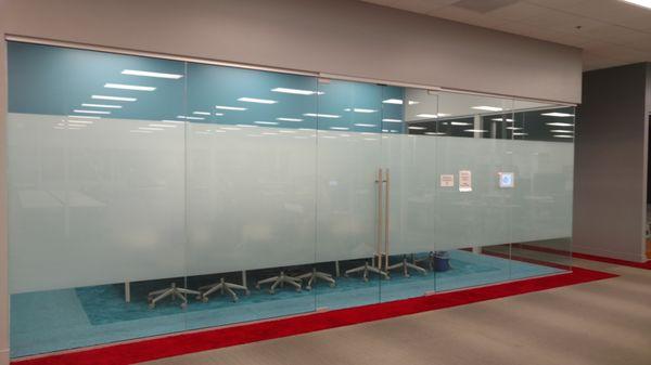 Commercial Window Frosting. The Perfect Way to Create Private Spaces in the Workplace.