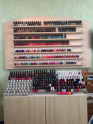 Part of the Polish selection ! Great brands and trendy colors