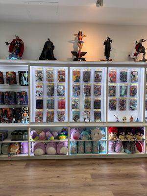 Comic and toy wall