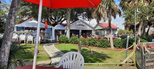 Beautiful day to eat out on Marsh deck